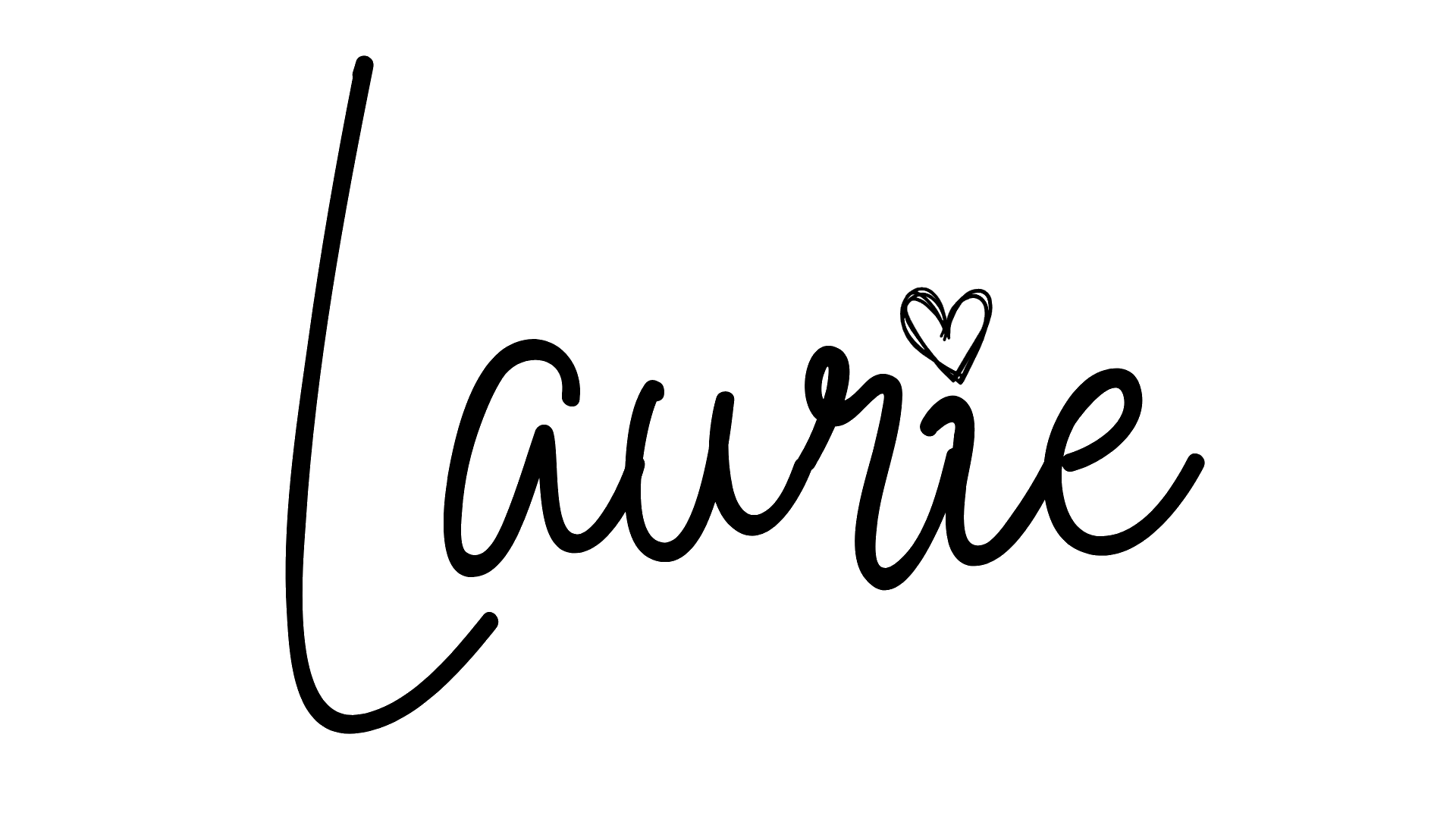 Laurie Gerber signature Love, Laurie
