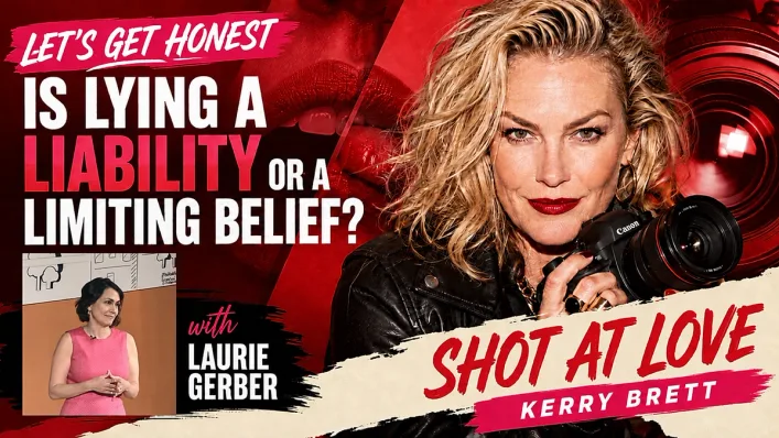 Shot At Love guest podcast thumbnail featuring host Kerry Brett and Laurie Gerber