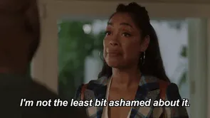 Tv+Series+Fox+GIF+by+9-1-1+Lone+Star.gif A woman in a plaid blazer says 'I'm not the least bit ashamed about it.'
