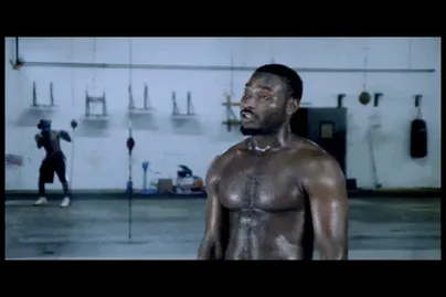 gif+(5).gif A shirtless man in a boxing gym says 'It's just something that's kind of unsaid.'