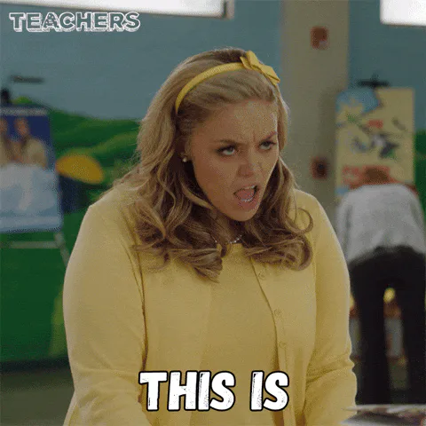 A woman with curly hair makes an angry face as on-screen text reads 'This is exhausting.'