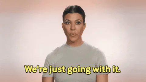 gif+(4).gif A woman with slicked-back hair says 'We're just going with it.'