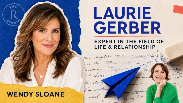 Life and Relationship Coaching — The Rewrite with Wendy Sloane and Laurie Gerber The Rewrite guest podcast thumbnail featuring host Wendy Sloane and Laurie Gerber
