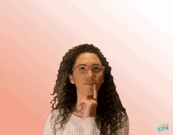 Thinking+Idea+GIF+by+ClvrCml.gif A woman taps her chin thoughtfully as a single cartoon lightbulb flickers on above her head.